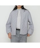 【コムサ/COMME CA】の+サイズ 波柄Wキルト ノーカラーブルゾン 人気、トレンドファッション・服の通販 founy(ファニー) ファッション Fashion レディースファッション Fashion for Women アウター Coat / Outerwear Collection ブルゾンジャケット・スポーティアウター Blouson Jackets アクセサリー Fashion Accessories キルティング Quilted, Quilting キルト Quilt, Quilted Fabric コンパクト Compact, Small Size ドロップ Drop Shoulder, Dropped Style ブルゾン Blouson, Bomber Jacket ポケット Pocket, Pocket Detail エレガント 上品 Elegant thumbnail 04:グレー|ID: prp329100004837324 ipo3291000000035243319