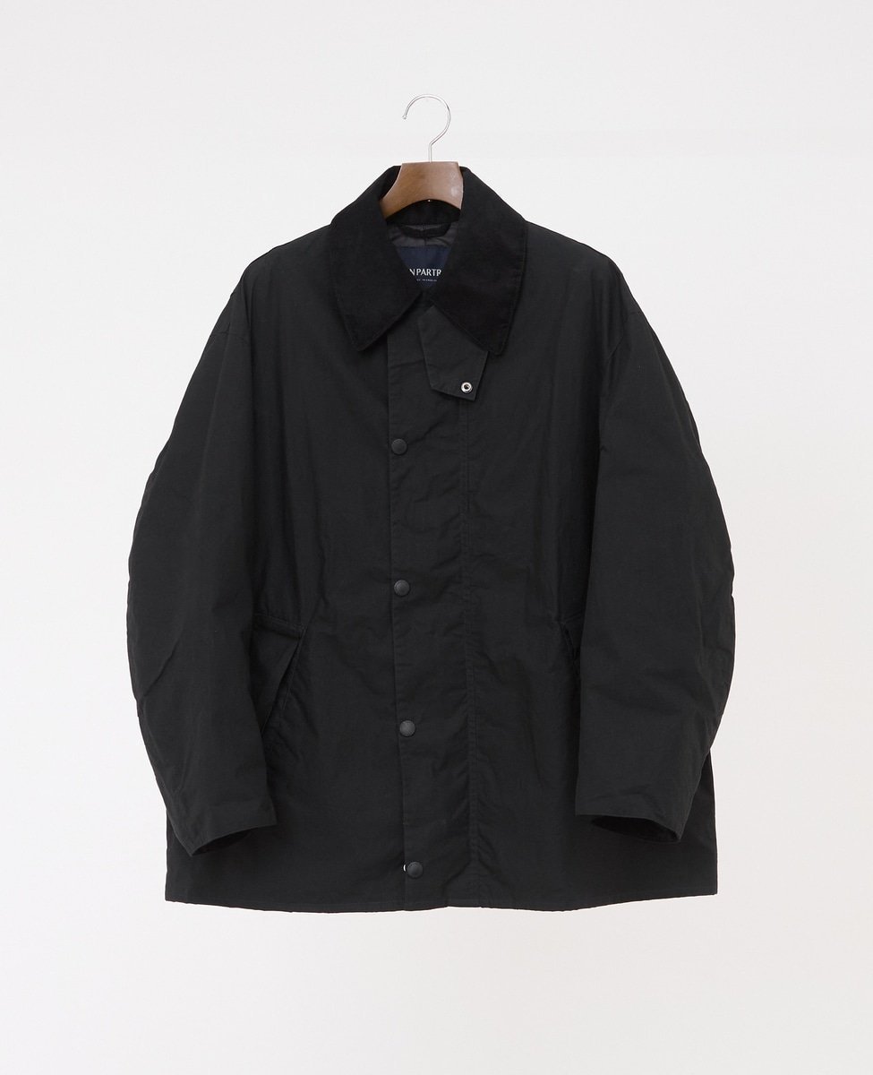 【その他のブランド/Other】の【JOHN PARTRIDGE/ジョンパートリッジ】4oz Dry Wax OVERSIZED COVERALL JACKET インテリア・キッズ・メンズ・レディースファッション・服の通販 founy(ファニー) 　ファッション　Fashion　レディースファッション　Fashion for Women　アウター　Coat / Outerwear Collection　レディースジャケット・軽アウター　Jackets　オイル　Body Oil　コーティング　Coating, Coated Finish　ドット　Polka Dot, Dot Pattern　パターン　Pattern, Design Print　フロント　Front, Front Design　プリーツ　Pleats, Pleated　ポケット　Pocket, Pocket Detail　防寒　Cold Protection, Winter-Ready　A/W・秋冬　Autumn/Winter　冬　Winter / This Winter　2023年　2023　2023-2024秋冬・A/W　Autumn/Winter 2023–24 AW23–24　BLACK|ID: prp329100004837347 ipo3291000000035243612
