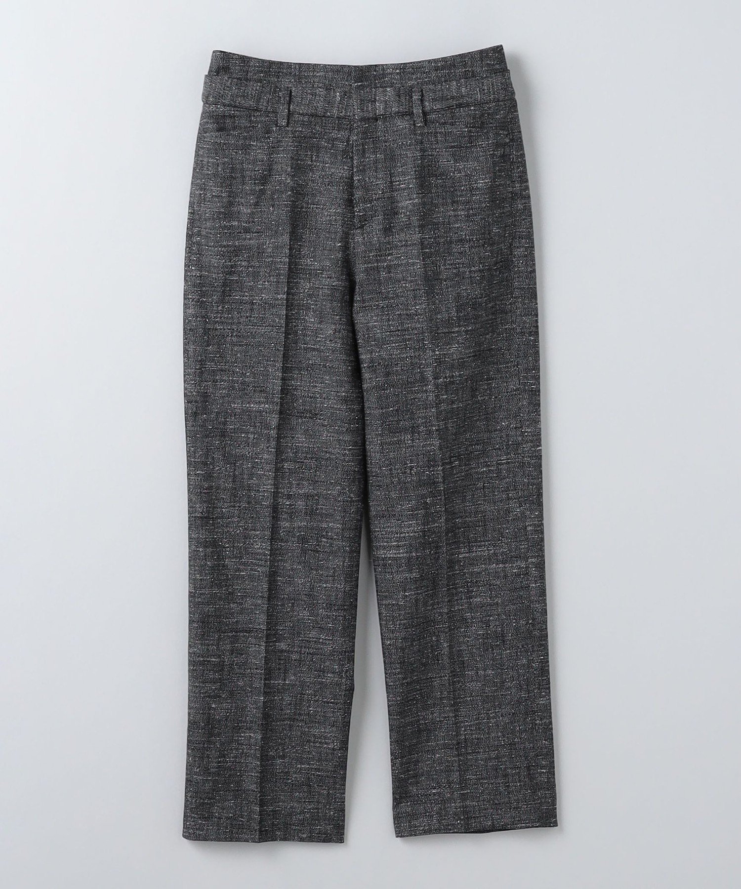 【ユナイテッドアローズ/UNITED ARROWS】の6(ROKU) コットンレーヨン ネップ ベルト パンツ インテリア・キッズ・メンズ・レディースファッション・服の通販 founy(ファニー) 　ファッション　Fashion　レディースファッション　Fashion for Women　パンツ　Pants & Trousers　ベルト&ウエストマーク　Belts & Waist Accessories　キャミソール　Camisole, Spaghetti Strap Top　クラシカル　Classical, Vintage-Inspired　ジャケット　Jacket, Outerwear　ネップ　Nepp, Slub Yarn　フェミニン　Feminine, Girly　マニッシュ　Mannish, Boyish　ループ　Loop, Loop Knit　アウトレット　Outlet / Clearance　BLACK|ID: prp329100004837355 ipo3291000000035243685