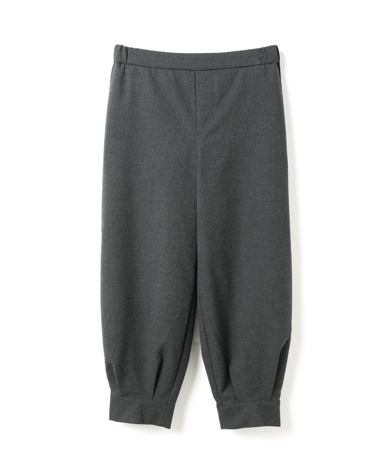 【マーコート/MARcourt】のmizuiro ind タックヘムパンツ インテリア・キッズ・メンズ・レディースファッション・服の通販 founy(ファニー) 　ファッション　Fashion　レディースファッション　Fashion for Women　パンツ　Pants & Trousers　スタンダード　Standard, Basic　ストレッチ　Stretch, Stretchy Fabric　ボトム　Bottoms, Lower Wear　ポケット　Pocket, Pocket Detail　無地　Plain, Solid Color　グレー|ID: prp329100004837366 ipo3291000000035243778