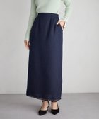 【アンデミュウ/Andemiu】の【セレモニー】ツイードIラインスカート 人気、トレンドファッション・服の通販 founy(ファニー) ファッション Fashion レディースファッション Fashion for Women スカート Skirts クラシカル Classical, Vintage-Inspired セットアップ Set-Up, Coordinated Outfit セレモニー Ceremony ツイード Twill, Twill Weave フォーマル Formal, Dressy フリンジ Fringe, Tassel ポケット Pocket, Pocket Detail エレガント 上品 Elegant thumbnail ネイビー|ID: prp329100004837372 ipo3291000000035243840