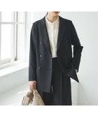 【アーバンリサーチ/URBAN RESEARCH】のダブルブレストブレザージャケット 人気、トレンドファッション・服の通販 founy(ファニー) ファッション Fashion レディースファッション Fashion for Women アウター Coat / Outerwear Collection レディースジャケット・軽アウター Jackets ジャケット Jacket, Outerwear ストライプ Stripe, Striped Pattern スラックス Slacks, Dress Pants デニム Denim, Jeans Material 定番 Standard, Basic Item パイピング Piping, Trim Design マニッシュ Mannish, Boyish S/S・春夏 SS, Spring/Summer, Warm Season 夏 Summer エレガント 上品 Elegant ビジネス 仕事 通勤 Business / Work / Commuting 2026年 2026 thumbnail ブラック|ID: prp329100004837375 ipo3291000000035243851
