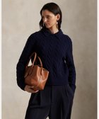 【ラルフローレン/RALPH LAUREN】のケーブルニット ウールカシミヤ ポロ セーター 人気、トレンドファッション・服の通販 founy(ファニー) ファッション Fashion レディースファッション Fashion for Women トップス・カットソー Cut & Sew Tops ニット Knit Tops & Sweaters カフス Cuff Design ショルダー Shoulder, Shoulder Strap セーター Sweater, Knitwear ドロップ Drop Shoulder, Dropped Style フィット Fit, Slim Fit モダン Modern, Contemporary リブニット Rib Knit, Ribbed Knit リラックス Relax, Relaxed Fit 長袖 Long Sleeve, Full Sleeve thumbnail 400ブルー|ID: prp329100004837441 ipo3291000000035244618