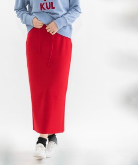 【プードゥドゥ/POU DOU DOU】のミラノリブストレートマキシスカート 人気、トレンドファッション・服の通販 founy(ファニー) ファッション Fashion レディースファッション Fashion for Women スカート Skirts シンプル Simple, Minimal ストレート Straight, Straight Cut スマート Smart, Elegant スリット Slit, Slit Detail フォルム Silhouette, Form ミラノリブ Milano Rib, Milano Stitch リラックス Relax, Relaxed Fit |ID:prp329100004837449