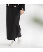 【プードゥドゥ/POU DOU DOU】のミラノリブストレートマキシスカート 人気、トレンドファッション・服の通販 founy(ファニー) ファッション Fashion レディースファッション Fashion for Women スカート Skirts シンプル Simple, Minimal ストレート Straight, Straight Cut スマート Smart, Elegant スリット Slit, Slit Detail フォルム Silhouette, Form ミラノリブ Milano Rib, Milano Stitch リラックス Relax, Relaxed Fit thumbnail ブラック|ID: prp329100004837449 ipo3291000000035244695
