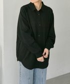 【イア パピヨネ/ear PAPILLONNER】のスウェット切替シャツ【SUM1 STYLE】 人気、トレンドファッション・服の通販 founy(ファニー) ファッション Fashion レディースファッション Fashion for Women トップス・カットソー Cut & Sew Tops シャツ・ブラウス・オフィスカジュアル Elegant Blouses & Button-Ups レディースパーカー・カジュアルフーディー Casual Hoodies & Sweatshirts スウェット・クルーネックトップス Sweatshirts & Crewnecks / Relaxed Fit Sweat Tops ウェーブ Wavy Pattern 切替 Switching, Contrast Panel サッカー Seersucker, Summer Fabric ジャケット Jacket, Outerwear スウェット / スエット Sweatshirt, Sweatwear スラックス Slacks, Dress Pants デニム Denim, Jeans Material 羽織 Haori, Light Jacket ラウンド Round, Round Neck おすすめ Recommended / Our Picks thumbnail ブラック|ID: prp329100004837458 ipo3291000000035244799
