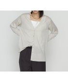 【コムサ/COMME CA】のウール梳毛 Vネックカーディガン 人気、トレンドファッション・服の通販 founy(ファニー) ファッション Fashion レディースファッション Fashion for Women トップス・カットソー Cut & Sew Tops カーディガン・羽織り Layered Style Cardigans Vネックトップス V-Neck Tops / V-Cut Neckline Shirts カットソー Cut and Sewn Top カーディガン Cardigan, Knitwear ジャケット Jacket, Outerwear スリット Slit, Slit Detail ベーシック Basic, Essential おすすめ Recommended / Our Picks thumbnail 03:トップグレー|ID: prp329100004837465 ipo3291000000035244877