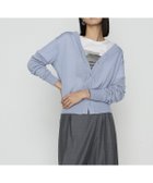 【コムサ/COMME CA】のウール梳毛 Vネックカーディガン 人気、トレンドファッション・服の通販 founy(ファニー) ファッション Fashion レディースファッション Fashion for Women トップス・カットソー Cut & Sew Tops カーディガン・羽織り Layered Style Cardigans Vネックトップス V-Neck Tops / V-Cut Neckline Shirts カットソー Cut and Sewn Top カーディガン Cardigan, Knitwear ジャケット Jacket, Outerwear スリット Slit, Slit Detail ベーシック Basic, Essential おすすめ Recommended / Our Picks thumbnail 23:サックスブルー|ID: prp329100004837465 ipo3291000000035244880