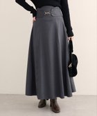 【ナチュラルクチュール/natural couture】の【WEB限定】ビット付きスカラップフレアスカート 人気、トレンドファッション・服の通販 founy(ファニー) ファッション Fashion レディースファッション Fashion for Women スカート Skirts Aライン・フレアスカート A-Line & Flared Skirts シンプル Simple, Minimal スカラップ Scallop, Scalloped Edge フェミニン Feminine, Girly フレア Flare, Flared ポケット Pocket, Pocket Detail ロング Long, Long-Length 再入荷 Restock / Back in Stock エレガント 上品 Elegant 2025年 2025 2025-2026秋冬・A/W Autumn/Winter 2025–26 AW25–26 thumbnail チャコールグレー|ID: prp329100004837468 ipo3291000000035244899