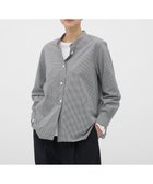 【マーガレットハウエル/MARGARET HOWELL】のCOTTON CHECK SHIRT 人気、トレンドファッション・服の通販 founy(ファニー) ファッション Fashion レディースファッション Fashion for Women トップス・カットソー Cut & Sew Tops シャツ・ブラウス・オフィスカジュアル Elegant Blouses & Button-Ups チェック Check, Plaid, Tartan バランス Balance, Style Balance モノトーン Monotone, Black and White 定番 Standard, Basic Item thumbnail BLACK|ID: prp329100004837484 ipo3291000000035245138