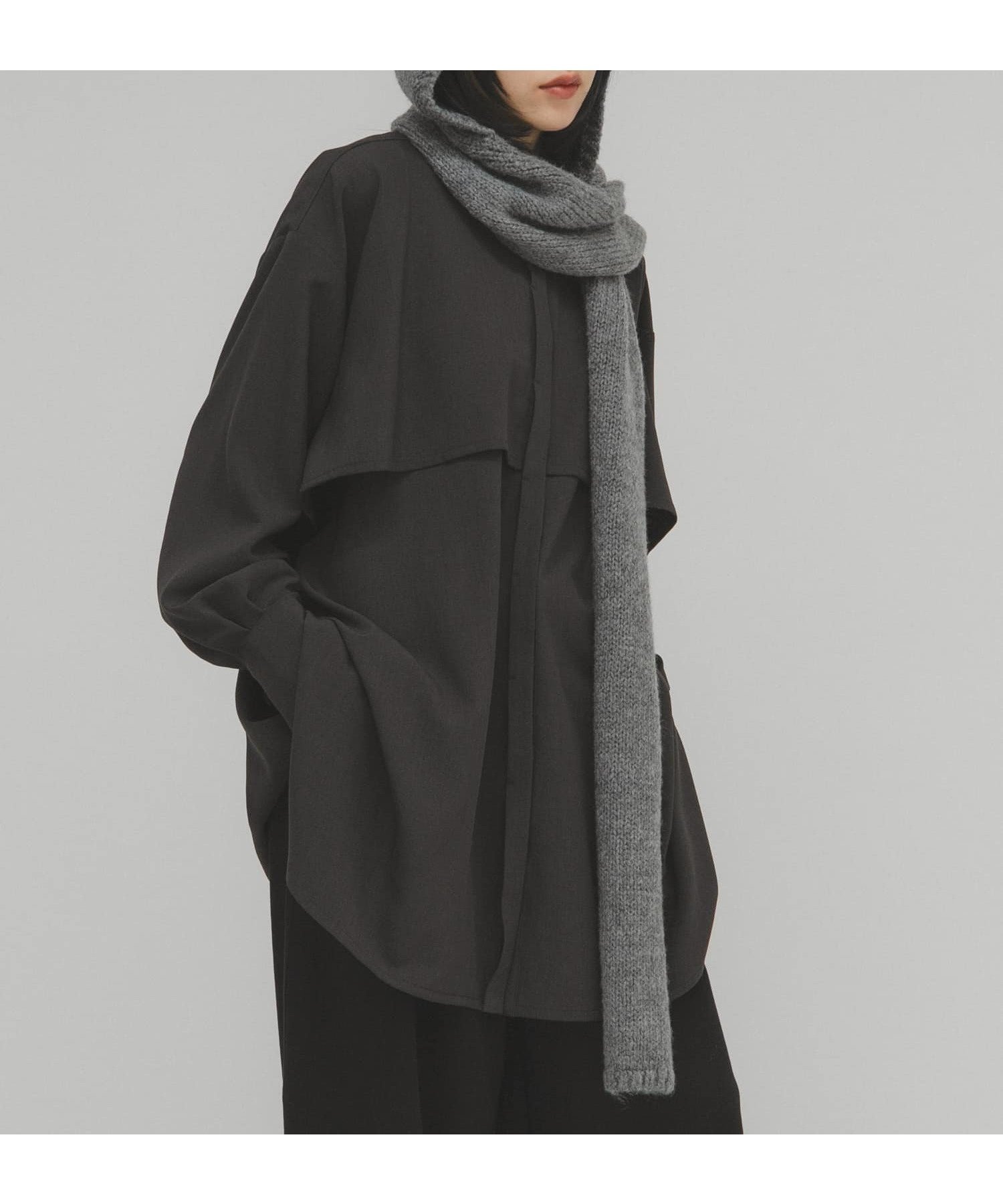 【ケービーエフ/KBF / URBAN RESEARCH】のレイヤードミニシャツワンピース インテリア・キッズ・メンズ・レディースファッション・服の通販 founy(ファニー) 　ファッション　Fashion　レディースファッション　Fashion for Women　ワンピース　Dresses　シャツワンピース / 1枚で着映えコーデ　Shirt Dresses　2025年　2025　2025-2026秋冬・A/W　Autumn/Winter 2025–26 AW25–26　冬　Winter / This Winter　おすすめ　Recommended / Our Picks　スラックス　Slacks, Dress Pants　A/W・秋冬　Autumn/Winter　チャコールグレー|ID: prp329100004837494 ipo3291000000035245281