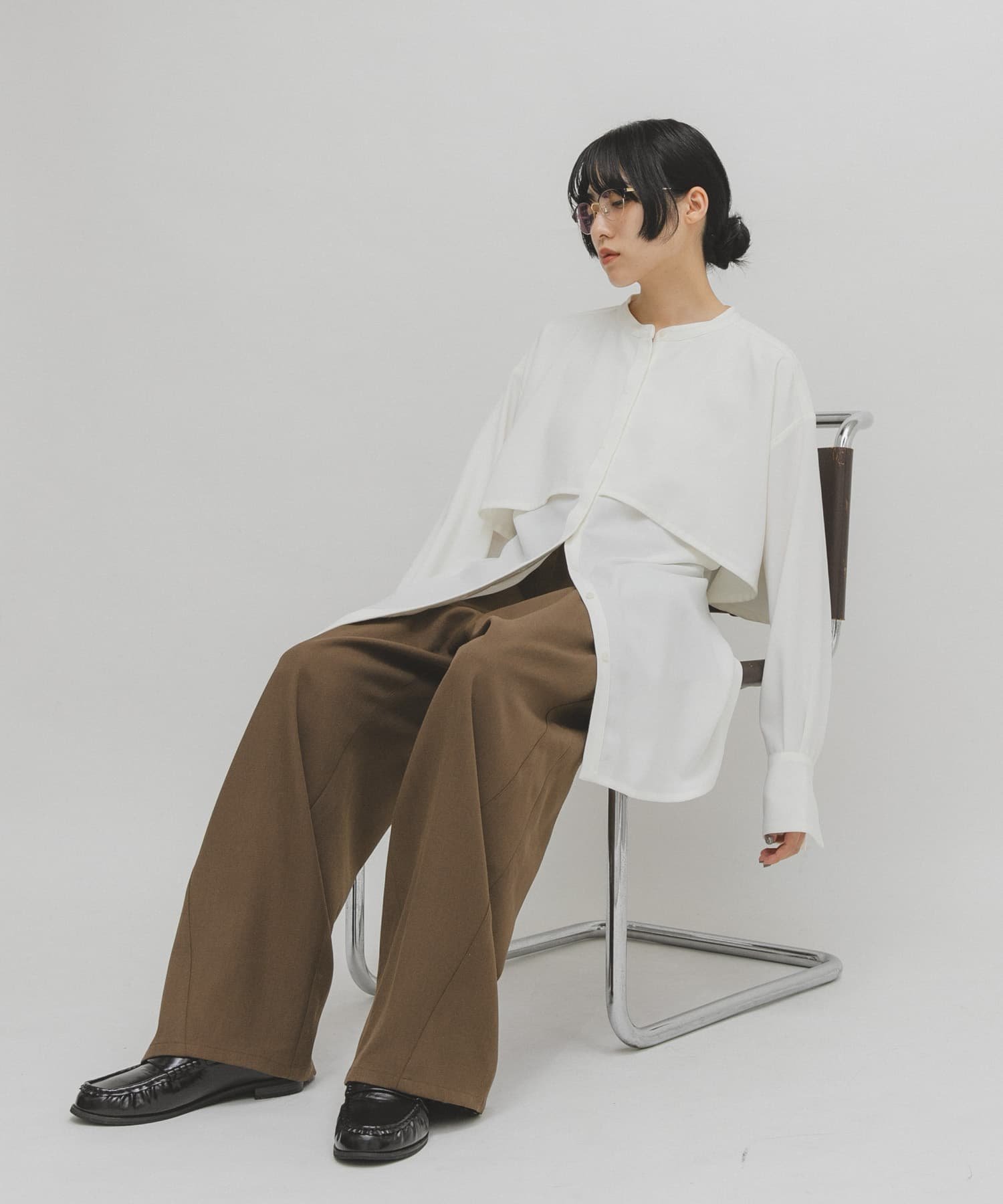 【ケービーエフ/KBF / URBAN RESEARCH】のレイヤードミニシャツワンピース インテリア・キッズ・メンズ・レディースファッション・服の通販 founy(ファニー) 　ファッション　Fashion　レディースファッション　Fashion for Women　ワンピース　Dresses　シャツワンピース / 1枚で着映えコーデ　Shirt Dresses　2025年　2025　2025-2026秋冬・A/W　Autumn/Winter 2025–26 AW25–26　冬　Winter / This Winter　おすすめ　Recommended / Our Picks　スラックス　Slacks, Dress Pants　A/W・秋冬　Autumn/Winter　オフホワイト|ID: prp329100004837494 ipo3291000000035245285