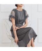 【インデックス/INDEX】のチュールフリルレイヤードサテンワンピース【洗濯機洗い可】 人気、トレンドファッション・服の通販 founy(ファニー) ファッション Fashion レディースファッション Fashion for Women ワンピース Dresses おすすめ Recommended / Our Picks エレガント 上品 Elegant シアー Sheer, See-Through スマート Smart, Elegant スリーブ Sleeve, Long Sleeve / Short Sleeve チュール Tulip, Tulip Motif フィット Fit, Slim Fit フリル Frill, Ruffle ポケット Pocket, Pocket Detail thumbnail チャコールグレー|ID: prp329100004837495 ipo3291000000035245296