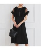 【インデックス/INDEX】のチュールフリルレイヤードサテンワンピース【洗濯機洗い可】 人気、トレンドファッション・服の通販 founy(ファニー) ファッション Fashion レディースファッション Fashion for Women ワンピース Dresses おすすめ Recommended / Our Picks エレガント 上品 Elegant シアー Sheer, See-Through スマート Smart, Elegant スリーブ Sleeve, Long Sleeve / Short Sleeve チュール Tulip, Tulip Motif フィット Fit, Slim Fit フリル Frill, Ruffle ポケット Pocket, Pocket Detail thumbnail ブラック|ID: prp329100004837495 ipo3291000000035245297