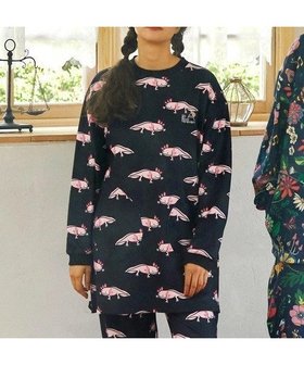 【ゴースローキャラバン/go slow caravan】の寝るまで気持ちいい総柄スムースチュニック (WOMENS) 人気、トレンドファッション・服の通販 founy(ファニー) ファッション Fashion レディースファッション Fashion for Women トップス・カットソー Cut & Sew Tops おすすめ Recommended / Our Picks なめらか Smooth, Silky Texture インナー Innerwear セットアップ Set-Up, Coordinated Outfit チュニック Tunic, Long Top フラワー Flower, Floral プリント Print, Printed Pattern リラックス Relax, Relaxed Fit 今季 This Season, Current Season 定番 Standard, Basic Item |ID:prp329100004837503