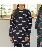 【ゴースローキャラバン/go slow caravan】の寝るまで気持ちいい総柄スムースチュニック (WOMENS) 人気、トレンドファッション・服の通販 founy(ファニー) ファッション Fashion レディースファッション Fashion for Women トップス・カットソー Cut & Sew Tops おすすめ Recommended / Our Picks なめらか Smooth, Silky Texture インナー Innerwear セットアップ Set-Up, Coordinated Outfit チュニック Tunic, Long Top フラワー Flower, Floral プリント Print, Printed Pattern リラックス Relax, Relaxed Fit 今季 This Season, Current Season 定番 Standard, Basic Item thumbnail ブラック|ID: prp329100004837503 ipo3291000000035245350