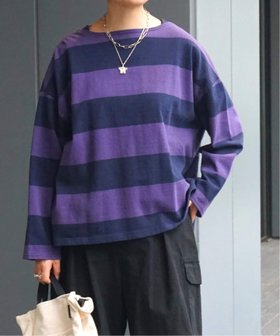 【ジャーナルスタンダード ラックス/journal standard luxe】のボーダーワイドプル 人気、トレンドファッション・服の通販 founy(ファニー) ファッション Fashion レディースファッション Fashion for Women 2025年 2025 2025-2026秋冬・A/W Autumn/Winter 2025–26 AW25–26 スマート Smart, Elegant スリット Slit, Slit Detail ボーダー Border, Stripe ワイド Wide, Wide Fit |ID:prp329100004837509