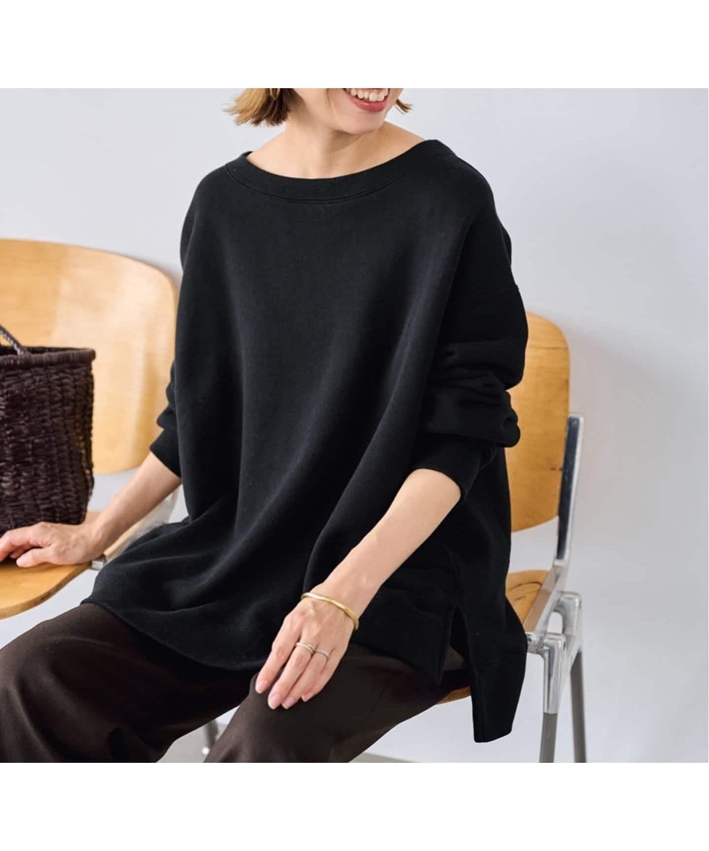 【フレームワーク/FRAMeWORK】の≪一部カラーWEB限定 / 追加 ≫ボートネックワイドスウェット インテリア・キッズ・メンズ・レディースファッション・服の通販 founy(ファニー) 　ファッション　Fashion　レディースファッション　Fashion for Women　トップス・カットソー　Cut & Sew Tops　レディースパーカー・カジュアルフーディー　Casual Hoodies & Sweatshirts　スウェット・クルーネックトップス　Sweatshirts & Crewnecks / Relaxed Fit Sweat Tops　スウェット / スエット　Sweatshirt, Sweatwear　再入荷　Restock / Back in Stock　ブラック|ID: prp329100004837510 ipo3291000000035245427