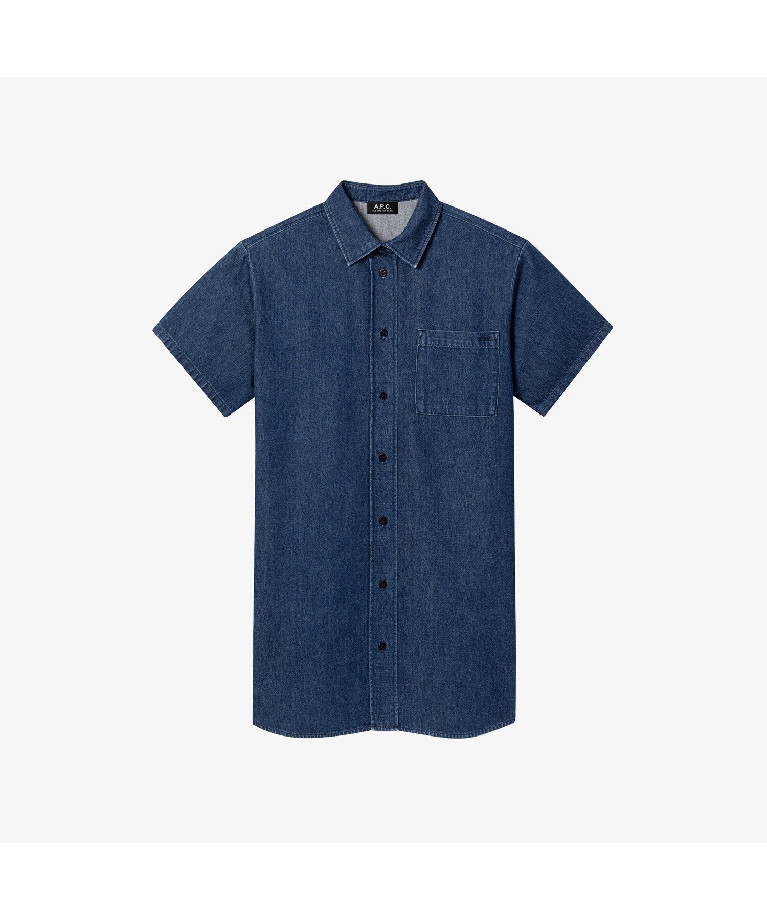 【アーペーセー/A.P.C.】のAry ワンピース インテリア・キッズ・メンズ・レディースファッション・服の通販 founy(ファニー) 　ファッション　Fashion　レディースファッション　Fashion for Women　ワンピース　Dresses　クラシック　Classic, Timeless Style　ストレート　Straight, Straight Cut　ポケット　Pocket, Pocket Detail　インディゴ|ID: prp329100004837511 ipo3291000000035245437