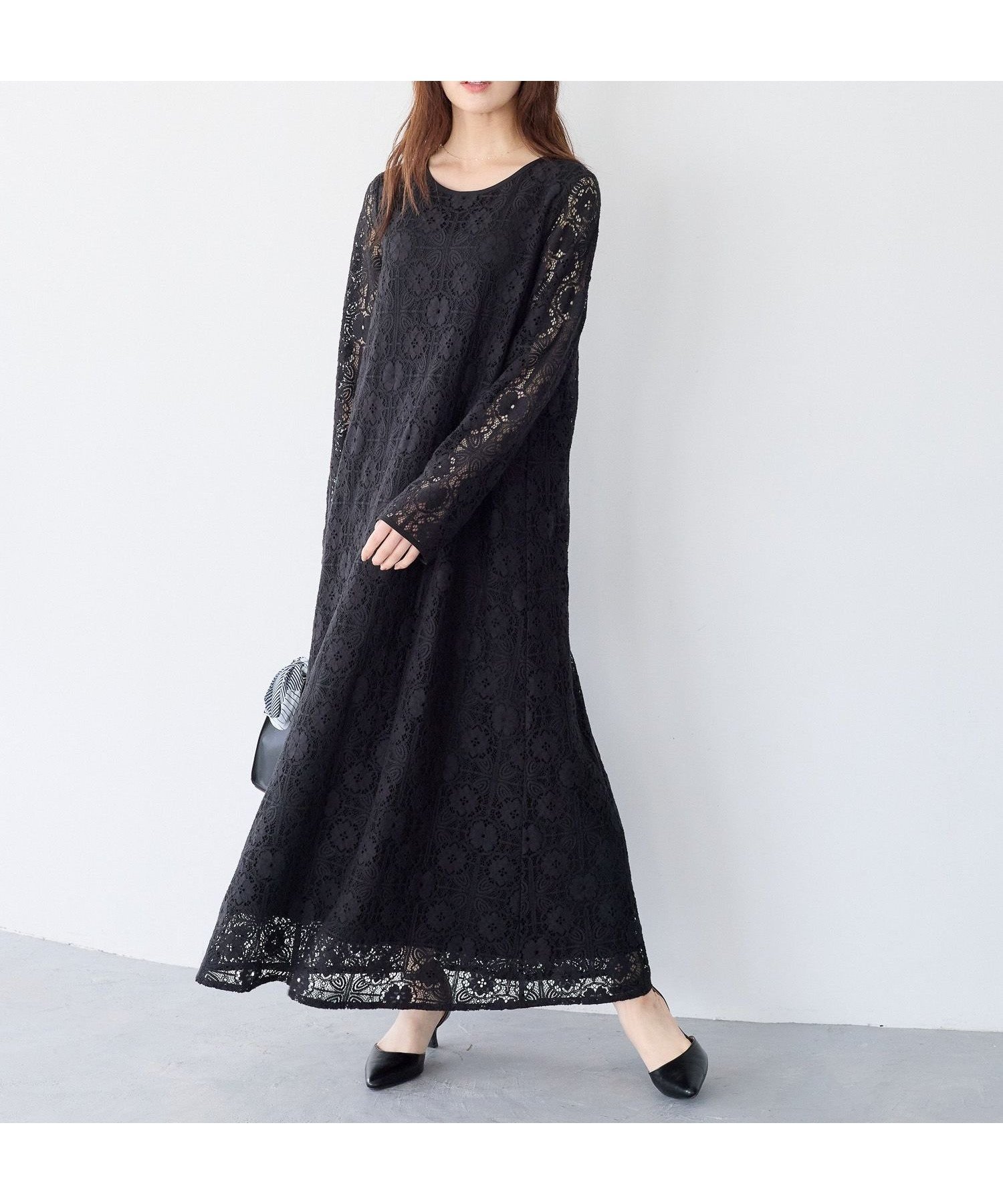 【アンデミュウ/Andemiu】のレースワンピース 人気、トレンドファッション・服の通販 founy(ファニー) 　ファッション　Fashion　レディースファッション　Fashion for Women　ワンピース　Dresses　おすすめ　Recommended / Our Picks　インナー　Innerwear　シアー　Sheer, See-Through　スラックス　Slacks, Dress Pants　デニム　Denim, Jeans Material　レース　Lace, Lace Fabric　 other-1|ID: prp329100004837517 ipo3291000000035245476