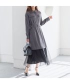 【アンデミュウ/Andemiu】のスソチュールキリカエワンピース 人気、トレンドファッション・服の通販 founy(ファニー) ファッション Fashion レディースファッション Fashion for Women ワンピース Dresses インナー Innerwear シューズ Shoes, Footwear チュール Tulip, Tulip Motif フィット Fit, Slim Fit フレア Flare, Flared thumbnail チャコール|ID: prp329100004837518 ipo3291000000035245487