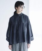 【スタディオ クリップ/studio CLIP】の《先行 /natural by clip》エンブロイダリーブラウス ブラック|ID: prp329100004837520 ipo3291000000035245510