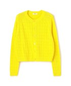 【トゥモローランド/TOMORROWLAND】のギザケーブル クルーネックカーディガン 人気、トレンドファッション・服の通販 founy(ファニー) ファッション Fashion レディースファッション Fashion for Women トップス・カットソー Cut & Sew Tops カーディガン・羽織り Layered Style Cardigans インナー Innerwear カーディガン Cardigan, Knitwear コンパクト Compact, Small Size シルケット Silket, Silky Cotton ジャケット Jacket, Outerwear スリーブ Sleeve, Long Sleeve / Short Sleeve フロント Front, Front Design ロング Long, Long-Length エレガント 上品 Elegant 定番 Standard, Basic Item thumbnail 23 イエロー|ID: prp329100004837524 ipo3291000000035245638