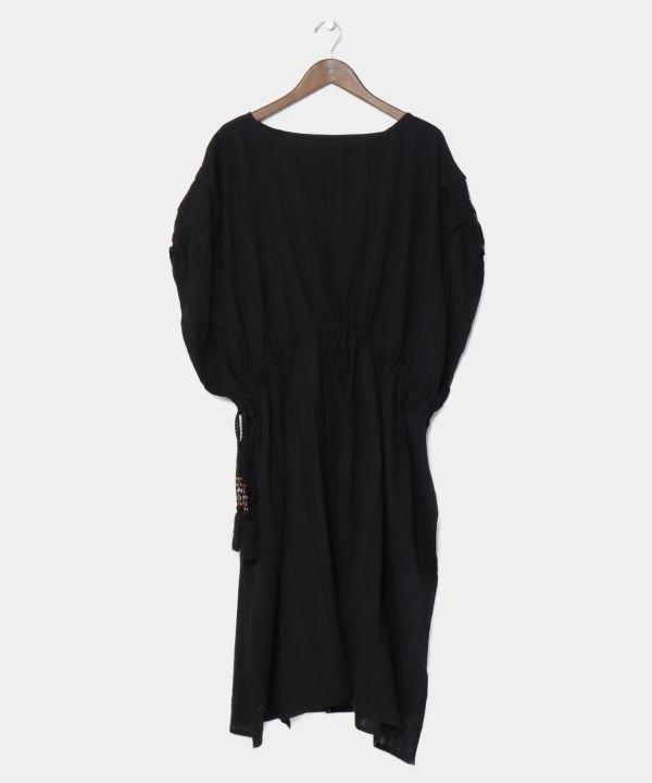 【アミナコレクション/Amina Collection】の【チャイハネ】シャリンワンピース インテリア・キッズ・メンズ・レディースファッション・服の通販 founy(ファニー) 　ファッション　Fashion　レディースファッション　Fashion for Women　ワンピース　Dresses　ストライプ　Stripe, Striped Pattern　スリット　Slit, Slit Detail　ボトム　Bottoms, Lower Wear　リゾート　Resort, Vacation Style　ロング　Long, Long-Length　夏　Summer　ブラック|ID: prp329100004837526 ipo3291000000035245649