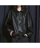 【メゾンスペシャル/MAISON SPECIAL】のArtificial Leather Prime-Over Shirt Blouson 人気、トレンドファッション・服の通販 founy(ファニー) ファッション Fashion レディースファッション Fashion for Women アウター Coat / Outerwear Collection ブルゾンジャケット・スポーティアウター Blouson Jackets トップス・カットソー Cut & Sew Tops シャツ・ブラウス・オフィスカジュアル Elegant Blouses & Button-Ups アウトドア Outdoor Clothing ヴィンテージ Vintage Style ショルダー Shoulder, Shoulder Strap ドロップ Drop Shoulder, Dropped Style パターン Pattern, Design Print ブルゾン Blouson, Bomber Jacket ミックス Mix, Mixed Style ミリタリー Military, Army Style リアル Real, Realistic ワーク Workwear, Utility Style thumbnail D.BLK|ID: prp329100004837531 ipo3291000000035245719