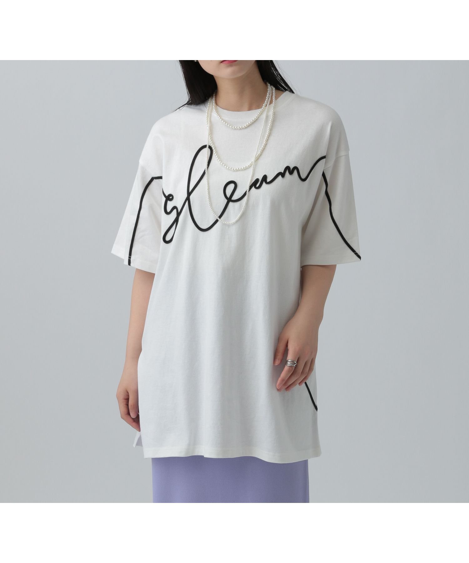 【レプシィム ローリーズファーム/LEPSIM LOWRYS FARM】のコードレースカットチュニック 人気、トレンドファッション・服の通販 founy(ファニー) 　ファッション　Fashion　レディースファッション　Fashion for Women　トップス・カットソー　Cut & Sew Tops　おすすめ　Recommended / Our Picks　スリット　Slit, Slit Detail　チュニック　Tunic, Long Top　トレンド　Trend, Trending Now　フレア　Flare, Flared　レース　Lace, Lace Fabric　今季　This Season, Current Season　 other-1|ID: prp329100004837533 ipo3291000000035245724