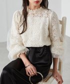 【ラナン/Ranan】のRanan/チュールドッキングフラワーレースキャンディースリーブブラウス 人気、トレンドファッション・服の通販 founy(ファニー) ファッション Fashion レディースファッション Fashion for Women トップス・カットソー Cut & Sew Tops シャツ・ブラウス・オフィスカジュアル Elegant Blouses & Button-Ups ジャケット Jacket, Outerwear スリーブ Sleeve, Long Sleeve / Short Sleeve スーツ Suit, Formalwear チュール Tulip, Tulip Motif デニム Denim, Jeans Material ドッキング Docking, Mixed Material フラワー Flower, Floral ポケット Pocket, Pocket Detail レース Lace, Lace Fabric エレガント 上品 Elegant 結婚式 Wedding 二次会 After Party 2025年 2025 2025-2026秋冬・A/W Autumn/Winter 2025–26 AW25–26 thumbnail アイボリー|ID: prp329100004837535 ipo3291000000035245750