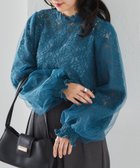 【ラナン/Ranan】のRanan/チュールドッキングフラワーレースキャンディースリーブブラウス 人気、トレンドファッション・服の通販 founy(ファニー) ファッション Fashion レディースファッション Fashion for Women トップス・カットソー Cut & Sew Tops シャツ・ブラウス・オフィスカジュアル Elegant Blouses & Button-Ups ジャケット Jacket, Outerwear スリーブ Sleeve, Long Sleeve / Short Sleeve スーツ Suit, Formalwear チュール Tulip, Tulip Motif デニム Denim, Jeans Material ドッキング Docking, Mixed Material フラワー Flower, Floral ポケット Pocket, Pocket Detail レース Lace, Lace Fabric エレガント 上品 Elegant 結婚式 Wedding 二次会 After Party 2025年 2025 2025-2026秋冬・A/W Autumn/Winter 2025–26 AW25–26 thumbnail ブルー|ID: prp329100004837535 ipo3291000000035245752