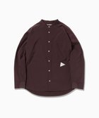 【アンドワンダー/and wander】のfleece base band collar shirt 人気、トレンドファッション・服の通販 founy(ファニー) ファッション Fashion レディースファッション Fashion for Women トップス・カットソー Cut & Sew Tops シャツ・ブラウス・オフィスカジュアル Elegant Blouses & Button-Ups ストレッチ Stretch, Stretchy Fabric thumbnail bordeaux1|ID: prp329100004837540 ipo3291000000035245792