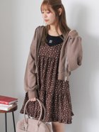 【エヘカソポ/ehka sopo】の前後2WAY花柄ミニキャミワンピース 人気、トレンドファッション・服の通販 founy(ファニー) ファッション Fashion レディースファッション Fashion for Women ワンピース Dresses キャミソールワンピース Camisole Dresses おすすめ Recommended / Our Picks カットソー Cut and Sewn Top キャミワンピース Cami Dress, Slip Dress thumbnail ブラウン|ID: prp329100004837544 ipo3291000000035245842