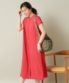 【イッツデモ/ITS' DEMO】の【UVケア/吸水速乾/洗濯機OK/冷感】麻調合繊前開きワンピース ラク服シリーズ 人気、トレンドファッション・服の通販 founy(ファニー) ファッション Fashion レディースファッション Fashion for Women ワンピース Dresses スマート Smart, Elegant ポケット Pocket, Pocket Detail 吸水 Absorbent, Quick-Dry 羽織 Haori, Light Jacket thumbnail レッド|ID: prp329100004837552 ipo3291000000035245908