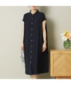 【イッツデモ/ITS' DEMO】の【UVケア/吸水速乾/洗濯機OK/冷感】麻調合繊前開きワンピース ラク服シリーズ 人気、トレンドファッション・服の通販 founy(ファニー) ファッション Fashion レディースファッション Fashion for Women ワンピース Dresses スマート Smart, Elegant ポケット Pocket, Pocket Detail 吸水 Absorbent, Quick-Dry 羽織 Haori, Light Jacket thumbnail ネイビー|ID: prp329100004837552 ipo3291000000035245910