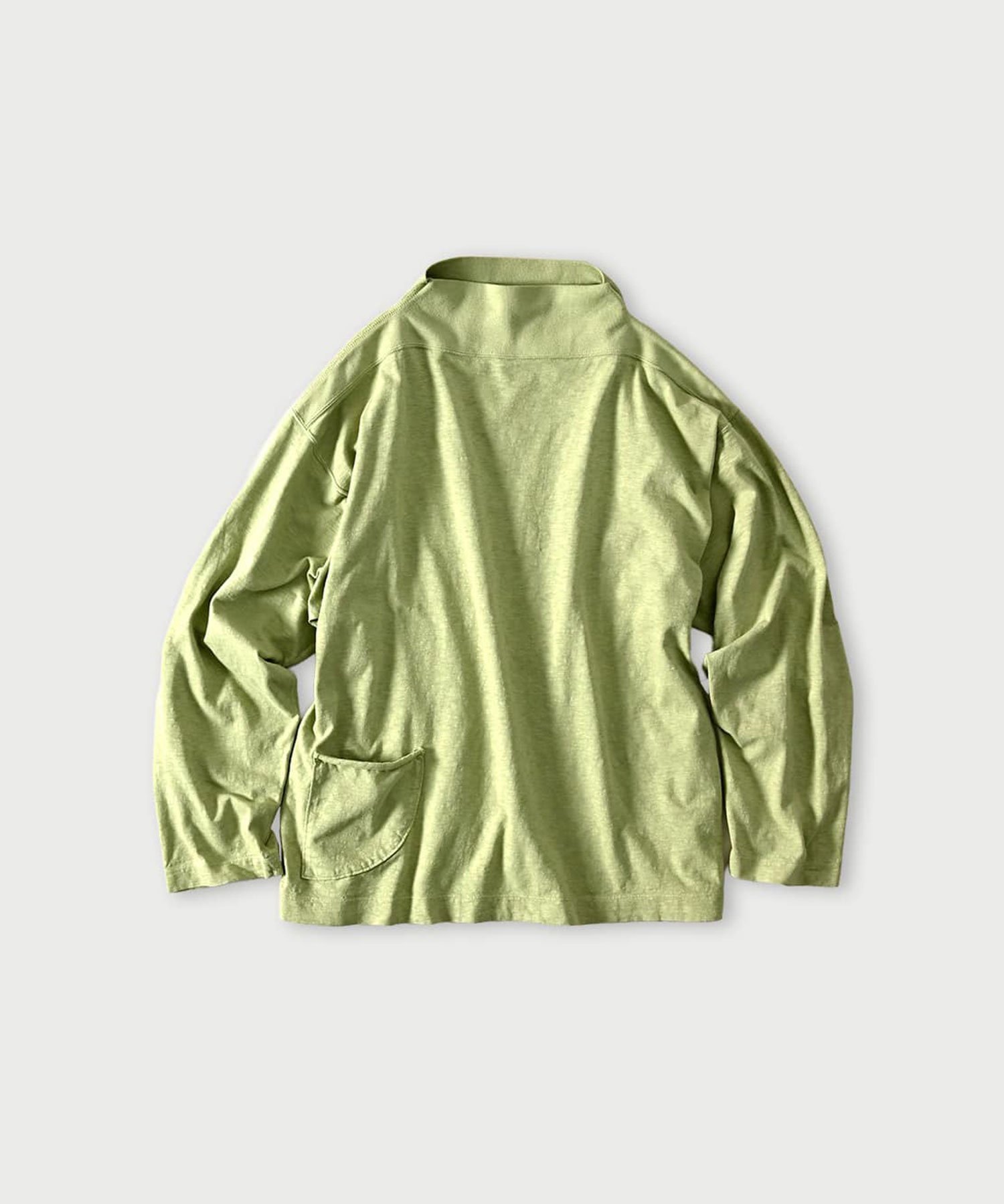 【フォーティファイブ アール/45R】の天竺の908馬モック インテリア・キッズ・メンズ・レディースファッション・服の通販 founy(ファニー) 　ファッション　Fashion　レディースファッション　Fashion for Women　なめらか　Smooth, Silky Texture　ボックス　Boxy, Box Shape　エレガント 上品　Elegant　冬　Winter / This Winter　キミドリ|ID: prp329100004837553 ipo3291000000035245917