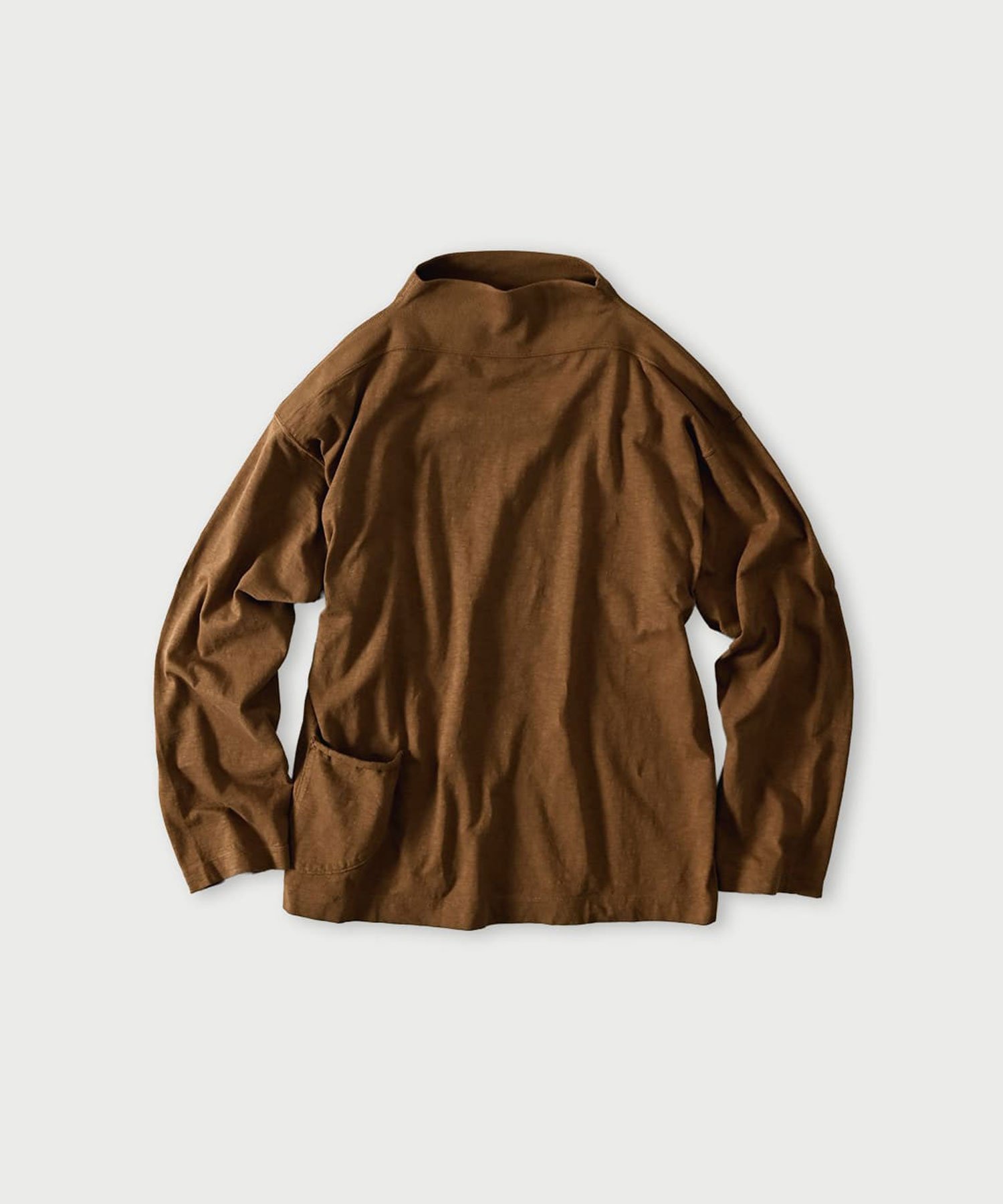 【フォーティファイブ アール/45R】の天竺の908馬モック インテリア・キッズ・メンズ・レディースファッション・服の通販 founy(ファニー) 　ファッション　Fashion　レディースファッション　Fashion for Women　なめらか　Smooth, Silky Texture　ボックス　Boxy, Box Shape　エレガント 上品　Elegant　冬　Winter / This Winter　茶|ID: prp329100004837553 ipo3291000000035245918