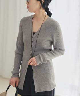 【プラージュ/Plage】の《追加 》floche rib カーディガン 人気、トレンドファッション・服の通販 founy(ファニー) ファッション Fashion レディースファッション Fashion for Women トップス・カットソー Cut & Sew Tops カーディガン・羽織り Layered Style Cardigans カーディガン Cardigan, Knitwear シルク Silk, 100% Silk シンプル Simple, Minimal |ID:prp329100004837554