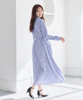 【アンデミュウ/Andemiu】のバックレースシャツワンピース 人気、トレンドファッション・服の通販 founy(ファニー) ファッション Fashion レディースファッション Fashion for Women ワンピース Dresses シャツワンピース / 1枚で着映えコーデ Shirt Dresses セレモニー Ceremony フィット Fit, Slim Fit フレア Flare, Flared リボン Ribbon, Bow エレガント 上品 Elegant |ID:prp329100004837556