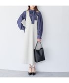 【アンデミュウ/Andemiu】のベルトツキVネックジャンスカ 人気、トレンドファッション・服の通販 founy(ファニー) ファッション Fashion レディースファッション Fashion for Women トップス・カットソー Cut & Sew Tops Vネックトップス V-Neck Tops / V-Cut Neckline Shirts ベルト&ウエストマーク Belts & Waist Accessories インナー Innerwear クラシカル Classical, Vintage-Inspired コンパクト Compact, Small Size シンプル Simple, Minimal スリット Slit, Slit Detail トレンド Trend, Trending Now thumbnail アイボリー|ID: prp329100004837557 ipo3291000000035245980