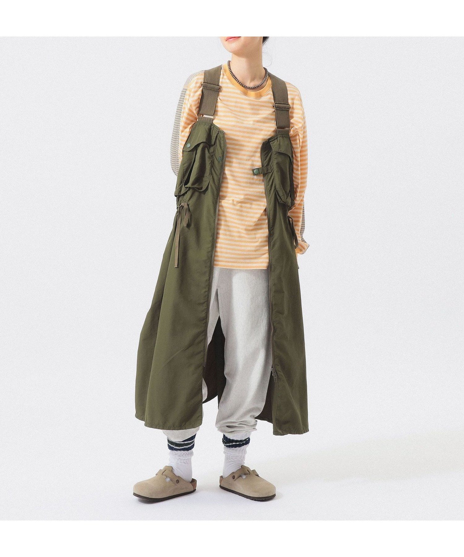 【ビームス ウイメン/BEAMS】のナイロン フィッシング ベスト アレンジ ワンピース インテリア・キッズ・メンズ・レディースファッション・服の通販 founy(ファニー) 　ファッション　Fashion　レディースファッション　Fashion for Women　アウター　Coat / Outerwear Collection　インナー　Innerwear　カットソー　Cut and Sewn Top　ギャザー　Gathered, Ruffled　軽量　Lightweight, Ultra Light　トレンド　Trend, Trending Now　ドローストリング　Drawstring, Pull Cord　ベスト　Vest, Waistcoat　リラックス　Relax, Relaxed Fit　ロング　Long, Long-Length　おすすめ　Recommended / Our Picks　OLIVE|ID: prp329100004837559 ipo3291000000035245992