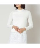 【トゥー ビー シック/TO BE CHIC】のラッセルレースコンビ ニット 人気、トレンドファッション・服の通販 founy(ファニー) ファッション Fashion レディースファッション Fashion for Women トップス・カットソー Cut & Sew Tops ニット Knit Tops & Sweaters インナー Innerwear ジャケット Jacket, Outerwear ストレッチ Stretch, Stretchy Fabric ヨーク Yoke, Yoke Design ラッセル Raschel, Raschel Lace レース Lace, Lace Fabric 定番 Standard, Basic Item thumbnail オフホワイト1|ID: prp329100004837565 ipo3291000000035246045