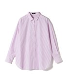 【シップス フォー ウィメン/SHIPS】のSHIPS Primary Navy Label コットン タイプライター ビッグ シャツ 人気、トレンドファッション・服の通販 founy(ファニー) ファッション Fashion レディースファッション Fashion for Women トップス・カットソー Cut & Sew Tops シャツ・ブラウス・オフィスカジュアル Elegant Blouses & Button-Ups ストライプ Stripe, Striped Pattern タイプライター Typewriter Fabric, Crisp Cotton デニム Denim, Jeans Material バランス Balance, Style Balance ビッグ Big, Oversized ベーシック Basic, Essential ボトム Bottoms, Lower Wear 無地 Plain, Solid Color おすすめ Recommended / Our Picks thumbnail パープル|ID: prp329100004837568 ipo3291000000035246061