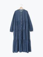 【サマンサモスモス/Samansa Mos2】の【オーガニックコットン】デニムティアードワンピース 人気、トレンドファッション・服の通販 founy(ファニー) ファッション Fashion レディースファッション Fashion for Women ワンピース Dresses おすすめ Recommended / Our Picks カーディガン Cardigan, Knitwear ティアード Tiered, Tiered Style ポケット Pocket, Pocket Detail thumbnail ネイビー|ID: prp329100004837570 ipo3291000000035246076