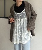 【ゼヴォン/Thevon】のレースキャミチュニック 人気、トレンドファッション・服の通販 founy(ファニー) ファッション Fashion レディースファッション Fashion for Women トップス・カットソー Cut & Sew Tops キャミソール&ノースリーブ Camisoles & Sleeveless Tops カットソー Cut and Sewn Top シンプル Simple, Minimal チュニック Tunic, Long Top トレンド Trend, Trending Now フェミニン Feminine, Girly リブニット Rib Knit, Ribbed Knit レース Lace, Lace Fabric 再入荷 Restock / Back in Stock おすすめ Recommended / Our Picks エレガント 上品 Elegant 2025年 2025 2025-2026秋冬・A/W Autumn/Winter 2025–26 AW25–26 thumbnail エクリュ|ID: prp329100004837575 ipo3291000000035246104