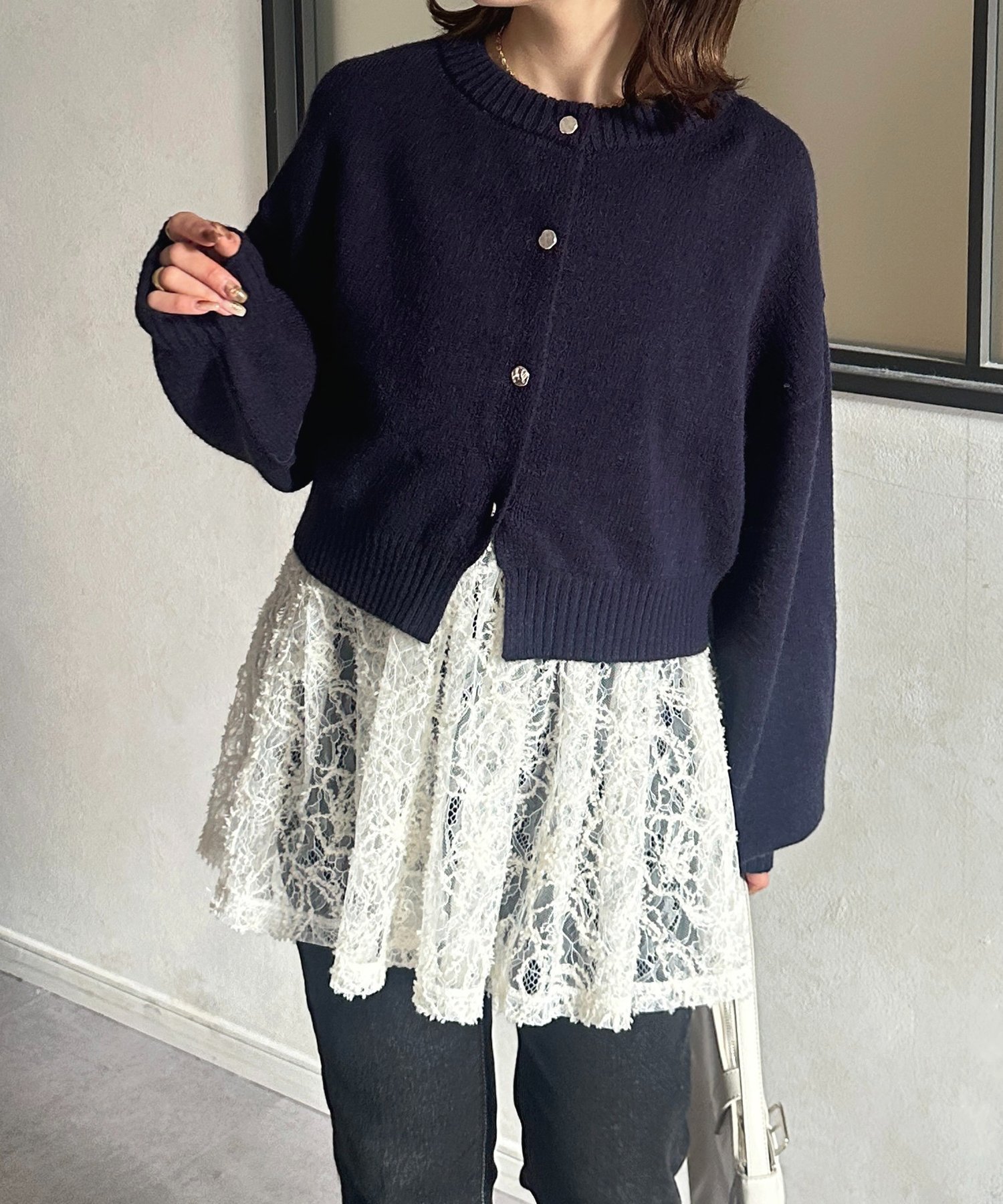 【ゼヴォン/Thevon】のレースキャミチュニック インテリア・キッズ・メンズ・レディースファッション・服の通販 founy(ファニー) 　ファッション　Fashion　レディースファッション　Fashion for Women　トップス・カットソー　Cut & Sew Tops　キャミソール&ノースリーブ　Camisoles & Sleeveless Tops　カットソー　Cut and Sewn Top　シンプル　Simple, Minimal　チュニック　Tunic, Long Top　トレンド　Trend, Trending Now　フェミニン　Feminine, Girly　リブニット　Rib Knit, Ribbed Knit　レース　Lace, Lace Fabric　再入荷　Restock / Back in Stock　おすすめ　Recommended / Our Picks　エレガント 上品　Elegant　2025年　2025　2025-2026秋冬・A/W　Autumn/Winter 2025–26 AW25–26　アイボリー|ID: prp329100004837575 ipo3291000000035246105