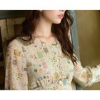 【ローズティアラ/Rose Tiara】の【22fabric】ドレスメーカー/ワンピース 人気、トレンドファッション・服の通販 founy(ファニー) ファッション Fashion レディースファッション Fashion for Women ワンピース Dresses フォーマル・パーティードレス・結婚式用ドレス Elegant & Casual Dresses アンティーク Antique-Inspired イラスト Illustration クッション Cushion, Throw Pillow ジョーゼット Georgette, Semi-Sheer Fabric スマート Smart, Elegant プリント Print, Printed Pattern マキシ Maxi, Full Length リボン Ribbon, Bow ビジネス 仕事 通勤 Business / Work / Commuting thumbnail ベージュ|ID: prp329100004837583 ipo3291000000035246173