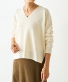 【ビアズリー/BEARDSLEY】のシンプルVニット 人気、トレンドファッション・服の通販 founy(ファニー) ファッション Fashion レディースファッション Fashion for Women トップス・カットソー Cut & Sew Tops ニット Knit Tops & Sweaters ショルダー Shoulder, Shoulder Strap シンプル Simple, Minimal スリット Slit, Slit Detail デコルテ Décolleté, Neckline ドロップ Drop Shoulder, Dropped Style ロング Long, Long-Length 再入荷 Restock / Back in Stock おすすめ Recommended / Our Picks thumbnail アイボリー|ID: prp329100004837586 ipo3291000000035246246