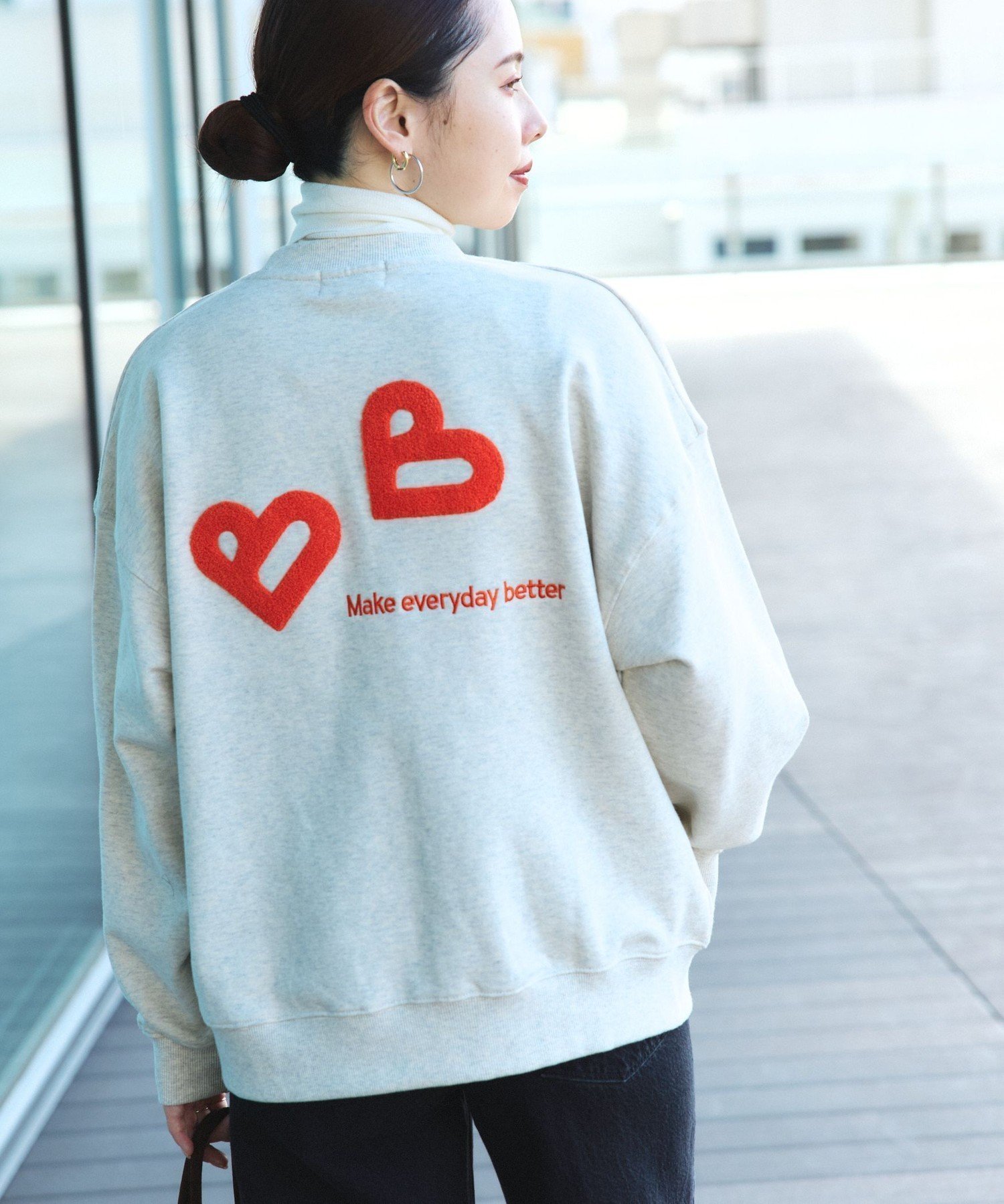 【ビームス ハート/BEAMS HEART】のB-HEART サガラ Bハート スウェット 人気、トレンドファッション・服の通販 founy(ファニー) 　ファッション　Fashion　レディースファッション　Fashion for Women　トップス・カットソー　Cut & Sew Tops　レディースパーカー・カジュアルフーディー　Casual Hoodies & Sweatshirts　スウェット・クルーネックトップス　Sweatshirts & Crewnecks / Relaxed Fit Sweat Tops　スウェット / スエット　Sweatshirt, Sweatwear　人気　Popular, Best Seller　フロント　Front, Front Design　プリント　Print, Printed Pattern　リラックス　Relax, Relaxed Fit　おすすめ　Recommended / Our Picks　 other-1|ID: prp329100004837600 ipo3291000000035246732